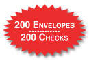 200 Sheets / 200 Envelopes