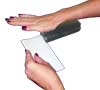Staple checkbook on preprinted staple marks