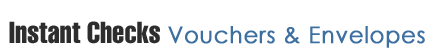 Instant Checks - Business Voucher Checks and Envelopes