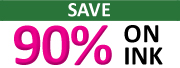 Save 90% On Ink