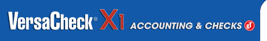 VersaCheck X1 Accounting & Checks