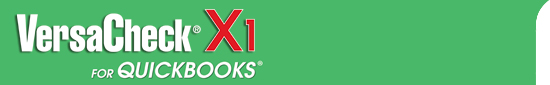 VersaCheck X1 for QuickBooks