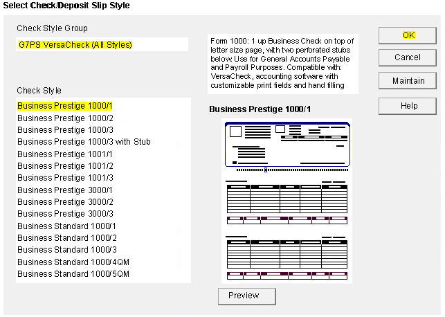 Double Stub Payroll Checks