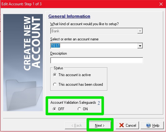 validation code to print versacheck