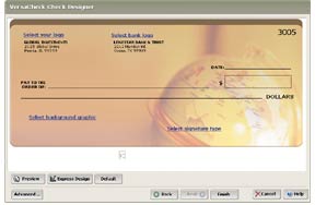 check design template
