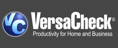 VersaCheck Productivity for Home and Business
