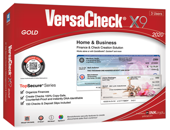 VersaCheck X9 3Users Finance /& Check Creation Software