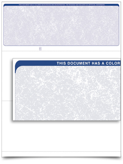 Check On Top 2000 Quality Blank Computer Check Paper Stock 