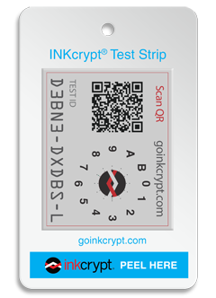 INKcrypt Test Kit for TopSecure Check Paper
