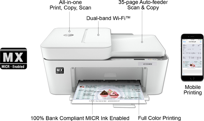 VersaCheck® HP LaserJet M110 MXE MICR Check Printer And, 43% OFF